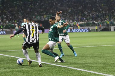 Libertadores Soccer Cup - Quarterfinals: Palmeiras vs Atletico Mineiro. August 10, 2022, Sao Paulo, Brazil: Soccer match between Palmeiras and Atletico Mineiro, valid for the Libertadores Soccer Cup - Quarterfinals, held at Allianz Parque stadium, in