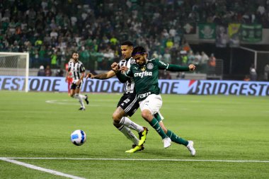 Libertadores Soccer Cup - Quarterfinals: Palmeiras vs Atletico Mineiro. August 10, 2022, Sao Paulo, Brazil: Soccer match between Palmeiras and Atletico Mineiro, valid for the Libertadores Soccer Cup - Quarterfinals, held at Allianz Parque stadium, in