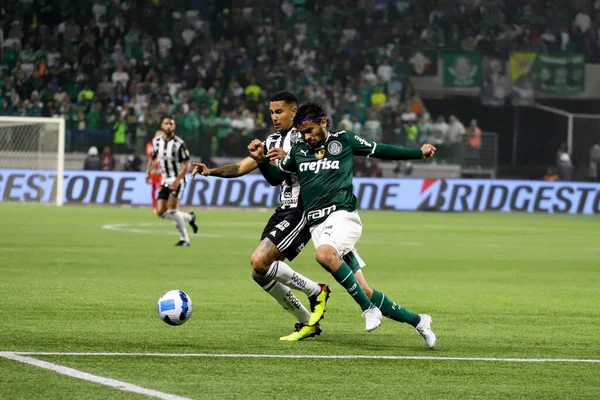 Libertadores Soccer Cup Quarterfinals Palmeiras Atletico Mineiro August 2022 Sao — Fotografia de Stock