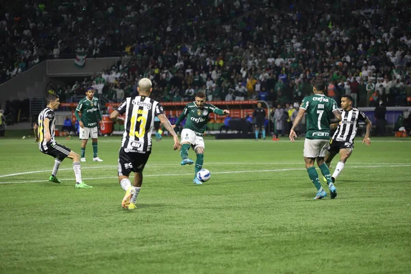 Libertadores Soccer Cup Quarterfinals Palmeiras Atletico Mineiro August 2022 Sao — Fotografia de Stock