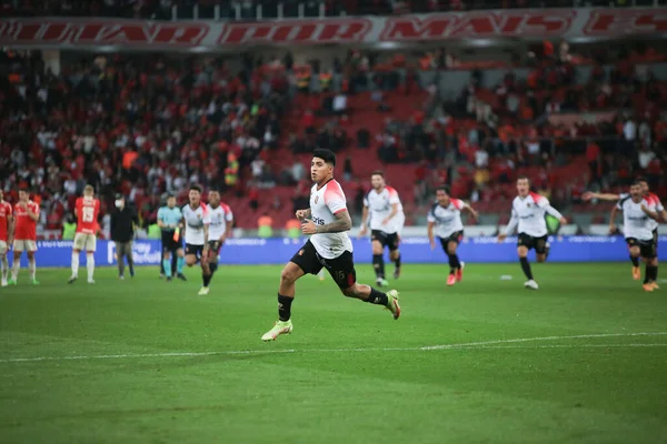 Sudamericana Soccer Cup Чвертьфінал Internacional Melgar Серпня 2022 Порту Алегре — стокове фото