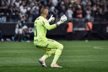 Brazilian Soccer Championship: Corinthians vs Palmeiras. August 13, 2022, Sao Paulo, Brazil: Soccer match between Corinthians and Palmeiras, valid for the 22nd round of Brazilian Soccer Championship, held at Neo Quimica Arena, in Sao Paulo