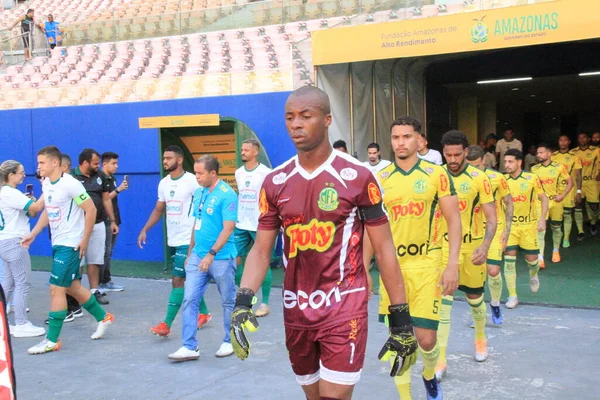 Brazilian Soccer Championship - Third Division: Manais vs Mirassol-SP. August 13, 2022, Manaus, Amazonas, Brazil: Soccer match between Manaus and Mirassol-SP, valid for Brazilian Soccer Championship - Third Division