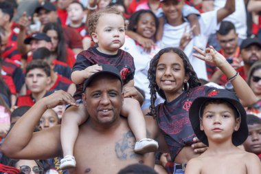 Brazilian Soccer Championship: Flamengo vs Athletico Paranaense. August, 15, 2022, Rio de Janeiro, Brazil: Soccer  match between Flamengo and Athletico Paranaense, valid for the 22nd round of the Brazilian Soccer Championship