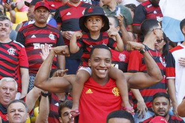 Brazilian Soccer Championship: Flamengo vs Athletico Paranaense. August, 15, 2022, Rio de Janeiro, Brazil: Soccer  match between Flamengo and Athletico Paranaense, valid for the 22nd round of the Brazilian Soccer Championship