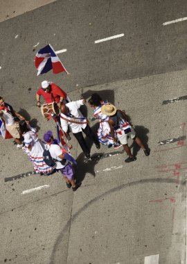 The Dominican Day Parade 2022. August 14, 2022, New York, USA: The Dominican Day Parade 2022 is back for in person parade after the suspension due to the COVID-19 pandemic. The concentration starts at 1pm from 36th, 37th and 38th streets 