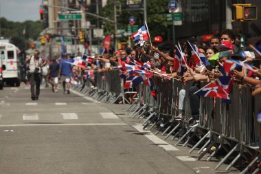 The Dominican Day Parade 2022. August 14, 2022, New York, USA: The Dominican Day Parade 2022 is back for in person parade after the suspension due to the COVID-19 pandemic. The concentration starts at 1pm from 36th, 37th and 38th streets 