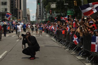 The Dominican Day Parade 2022. August 14, 2022, New York, USA: The Dominican Day Parade 2022 is back for in person parade after the suspension due to the COVID-19 pandemic. The concentration starts at 1pm from 36th, 37th and 38th streets 