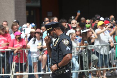 The Dominican Day Parade 2022. August 14, 2022, New York, USA: The Dominican Day Parade 2022 is back for in person parade after the suspension due to the COVID-19 pandemic. The concentration starts at 1pm from 36th, 37th and 38th streets 