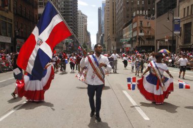 The Dominican Day Parade 2022. August 14, 2022, New York, USA: The Dominican Day Parade 2022 is back for in person parade after the suspension due to the COVID-19 pandemic. The concentration starts at 1pm from 36th, 37th and 38th streets 