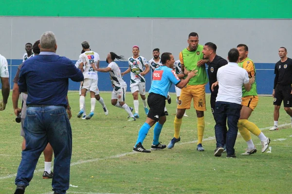 Чемпионат Бразилии Футболу Четвёртый Дивизион Амазонас Против Лагарто Августа 2022 — стоковое фото
