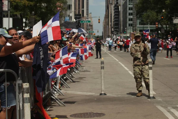 Dominican Day Parade 2022 August 2022 New York Usa Dominican — Photo