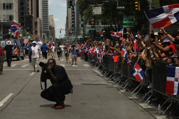 Dominican Day Parade 2022 August 2022 New York Usa Dominican — Stockfoto