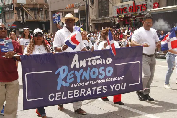 Dominican Day Parade 2022 August 2022 New York Usa Dominican — Stockfoto