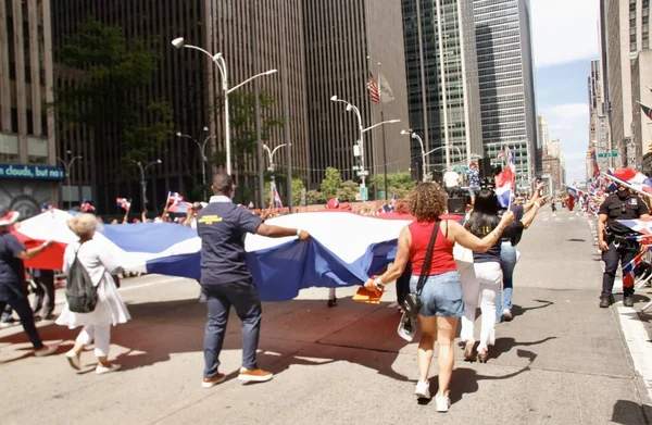 Dominican Day Parade 2022 August 2022 New York Usa Dominican — Zdjęcie stockowe