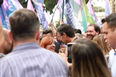 The beginning of Political Campaign of PSDB Governorship candidate Rodrigo Garcia in Sao Paulo. August 16, 2022, Sao Paulo, Brazil: The governor of Sao Paulo Rodrigo Garcia (PSDB), candidate for the Government