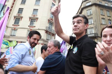 The beginning of Political Campaign of PSDB Governorship candidate Rodrigo Garcia in Sao Paulo. August 16, 2022, Sao Paulo, Brazil: The governor of Sao Paulo Rodrigo Garcia (PSDB), candidate for the Government