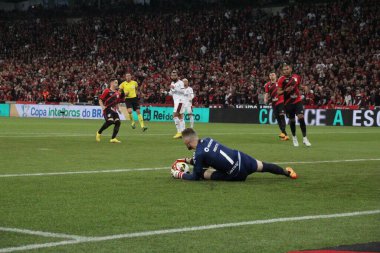 Brazil Soccer Cup - Quarterfinals: Athletico Paranaense vs Flamengo. August 17, 2022, Curitiba, Parana, Brazil: Soccer match between Athletico Paranaense and Flamengo, valid for the return clash of Brazil Soccer Cup - Quarterfinals