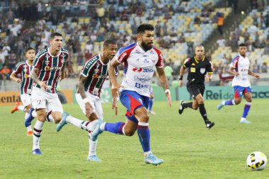 Brazil Soccer Cup - Quarterfinals: Fluminense vs Fortaleza. August 17, 2022, Rio de Janeiro, Brazil: Soccer match between Fluminense and Fortaleza, valid for the Brazil Soccer Cup - Quarterfinals: Fluminense vs Fortaleza, held at Maracana stadium, in