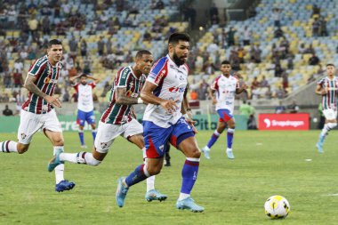 Brazil Soccer Cup - Quarterfinals: Fluminense vs Fortaleza. August 17, 2022, Rio de Janeiro, Brazil: Soccer match between Fluminense and Fortaleza, valid for the Brazil Soccer Cup - Quarterfinals: Fluminense vs Fortaleza, held at Maracana stadium, in
