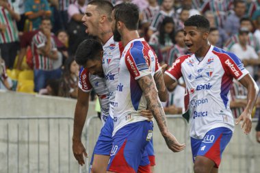 Brazil Soccer Cup - Quarterfinals: Fluminense vs Fortaleza. August 17, 2022, Rio de Janeiro, Brazil: Soccer match between Fluminense and Fortaleza, valid for the Brazil Soccer Cup - Quarterfinals: Fluminense vs Fortaleza, held at Maracana stadium, in