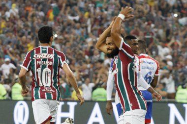 Brazil Soccer Cup - Quarterfinals: Fluminense vs Fortaleza. August 17, 2022, Rio de Janeiro, Brazil: Soccer match between Fluminense and Fortaleza, valid for the Brazil Soccer Cup - Quarterfinals: Fluminense vs Fortaleza, held at Maracana stadium, in