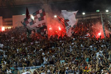 Brazil Soccer Cup - Quarterfinals: Fluminense vs Fortaleza. August 17, 2022, Rio de Janeiro, Brazil: Soccer match between Fluminense and Fortaleza, valid for the Brazil Soccer Cup - Quarterfinals: Fluminense vs Fortaleza, held at Maracana stadium, in