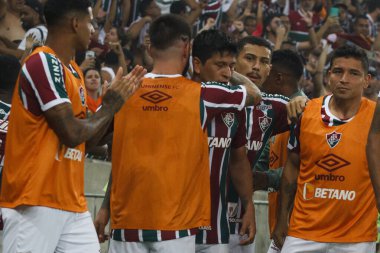 Brazil Soccer Cup - Quarterfinals: Fluminense vs Fortaleza. August 17, 2022, Rio de Janeiro, Brazil: Soccer match between Fluminense and Fortaleza, valid for the Brazil Soccer Cup - Quarterfinals: Fluminense vs Fortaleza, held at Maracana stadium, in