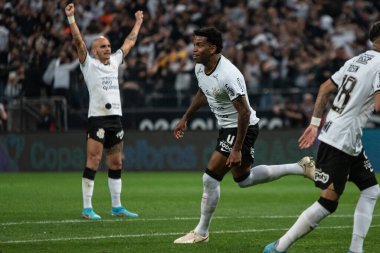 Brazil Soccer Cup - Quarterfinals: Corinthians vs Atletico Goianiense. August 17, 2022, Sao Paulo, Brazil: Soccer match between Corinthians and Atletico Goianiense, valid for the return clash of the Brazil Soccer Cup: Quarterfinals