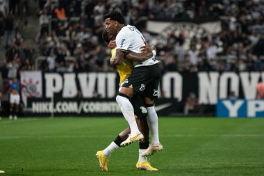 Brazil Soccer Cup - Quarterfinals: Corinthians vs Atletico Goianiense. August 17, 2022, Sao Paulo, Brazil: Soccer match between Corinthians and Atletico Goianiense, valid for the return clash of the Brazil Soccer Cup: Quarterfinals