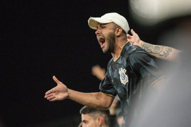 Brazil Soccer Cup - Quarterfinals: Corinthians vs Atletico Goianiense. August 17, 2022, Sao Paulo, Brazil: Soccer match between Corinthians and Atletico Goianiense, valid for the return clash of the Brazil Soccer Cup: Quarterfinals