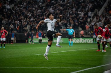 Brazil Soccer Cup - Quarterfinals: Corinthians vs Atletico Goianiense. August 17, 2022, Sao Paulo, Brazil: Soccer match between Corinthians and Atletico Goianiense, valid for the return clash of the Brazil Soccer Cup: Quarterfinals