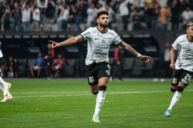 Brazil Soccer Cup - Quarterfinals: Corinthians vs Atletico Goianiense. August 17, 2022, Sao Paulo, Brazil: Soccer match between Corinthians and Atletico Goianiense, valid for the return clash of the Brazil Soccer Cup: Quarterfinals