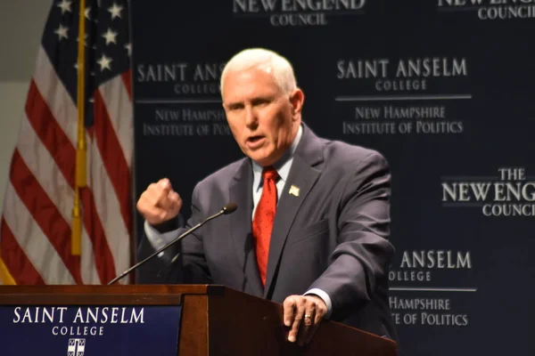 Former Vice President Mike Pence Politics Eggs New Hampshire August — Foto Stock