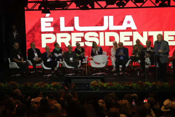 Brazilian Presidential Candidate Lula Meets Businessmen August 2022 Sao Paulo —  Fotos de Stock