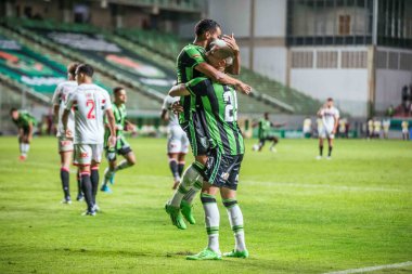 Brazil Soccer Cup - Quarterfinals: America-MG vs Sao Paulo. August 18, 2022, Belo Horizonte, Minas Gerais, Brazil: Soccer match between America-MG and Sao Paulo, valid for the return clash of the Brazil Soccer Cup - Quarterfinals