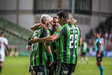 Brazil Soccer Cup - Quarterfinals: America-MG vs Sao Paulo. August 18, 2022, Belo Horizonte, Minas Gerais, Brazil: Soccer match between America-MG and Sao Paulo, valid for the return clash of the Brazil Soccer Cup - Quarterfinals