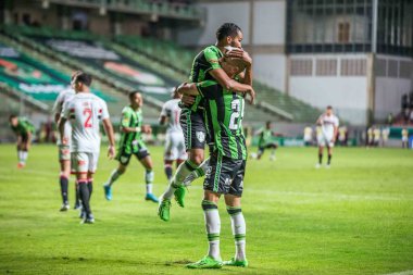 Brazil Soccer Cup - Quarterfinals: America-MG vs Sao Paulo. August 18, 2022, Belo Horizonte, Minas Gerais, Brazil: Soccer match between America-MG and Sao Paulo, valid for the return clash of the Brazil Soccer Cup - Quarterfinals