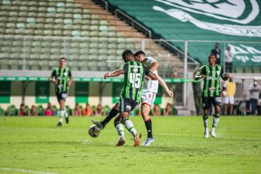 Brazil Soccer Cup - Quarterfinals: America-MG vs Sao Paulo. August 18, 2022, Belo Horizonte, Minas Gerais, Brazil: Soccer match between America-MG and Sao Paulo, valid for the return clash of the Brazil Soccer Cup - Quarterfinals