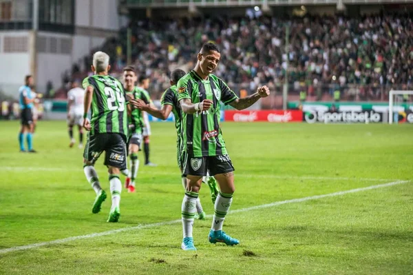 Brazil Soccer Cup - Quarterfinals: America-MG vs Sao Paulo. August 18, 2022, Belo Horizonte, Minas Gerais, Brazil: Soccer match between America-MG and Sao Paulo, valid for the return clash of the Brazil Soccer Cup - Quarterfinals