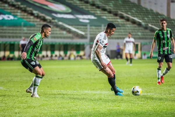 Brazil Soccer Cup - Quarterfinals: America-MG vs Sao Paulo. August 18, 2022, Belo Horizonte, Minas Gerais, Brazil: Soccer match between America-MG and Sao Paulo, valid for the return clash of the Brazil Soccer Cup - Quarterfinals