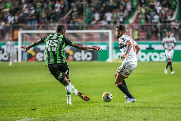 Brazil Soccer Cup - Quarterfinals: America-MG vs Sao Paulo. August 18, 2022, Belo Horizonte, Minas Gerais, Brazil: Soccer match between America-MG and Sao Paulo, valid for the return clash of the Brazil Soccer Cup - Quarterfinals