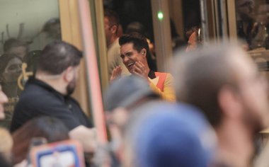 Panic! at the Disco performs live at NBC Today Show. August 19, 2022, New York, USA: Panic! at the Disco performs live at NBC Todays Citi Summer Concert Series at Rockefeller Plaza with the presence of fans. 