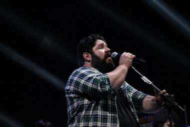 Brazilian Duo Cesar Menotti & Fabiano perform live at 50th Expo EFAPI. August 18, 2022, Santo Antonio da Platina, Parana, Brazil: Brazilian duo Cesar Menotti & Fabiano perform at the 50th EXPO EFAPI