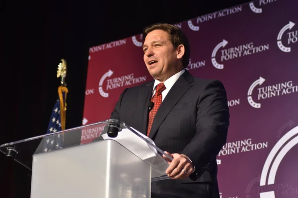 Doug Mastriano Florida Governor Ron Desantis Unite Win Rally Pittsburgh — ストック写真