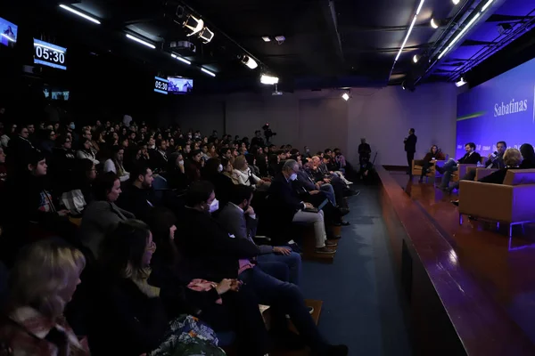 (INT) Discussions on Elections 2022 in Sao Paulo. August 19, 2022, Sao Paulo, Brazil: The Governorship candidate for Sao Paulo Fernando Haddad (PT) participates in a discussion promoted by Estadao 