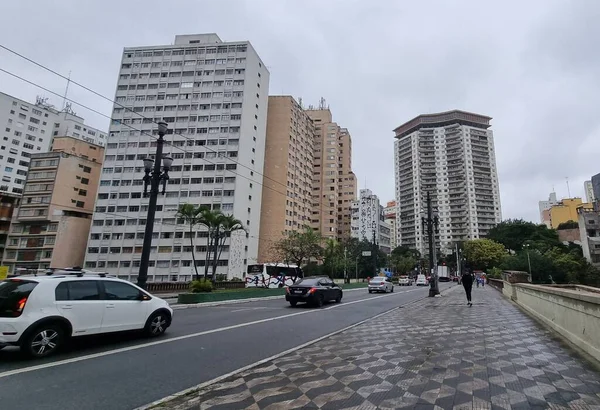 Weather Situation Sao Paulo August 2022 Sao Paulo Brazil Pedestrians — ストック写真