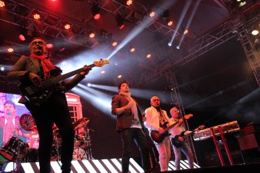Show of the Brazilian Banda Roupa Nova at the 50th edition of the Agropecuaria do Norte Pioneiro fair. August 20, 2022, Santo Antonio da Platina, Parana, Brazil