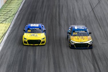 Motorsport: Test of the 6th stage of the GT Sprint Race at Interlagos racetrack. August 20, 2022, Sao Paulo, Brazil: Drivers in action during the first test of the 6th stage of the GT Sprint Race 2022, held at Jose Carlos Pace racetrack (Interlagos)