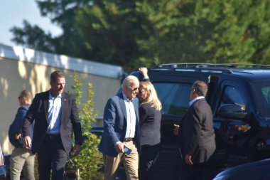President of the United States Joe Biden attends mass at Saint Joseph's on the Brandywine Roman Catholic Church. August 20, 2022, Wilmington, Delaware, USA. President of the United States Joe Biden attends mass at Saint Joseph's o